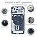ZNZHKR 14 Plus Back Glass Replacement With Wireless Charging Flex Cable and Camera Frame All Parts for iPhone 14 Plus(6.7Inch,Purple) Replacement of equipment Waterproof Tape
