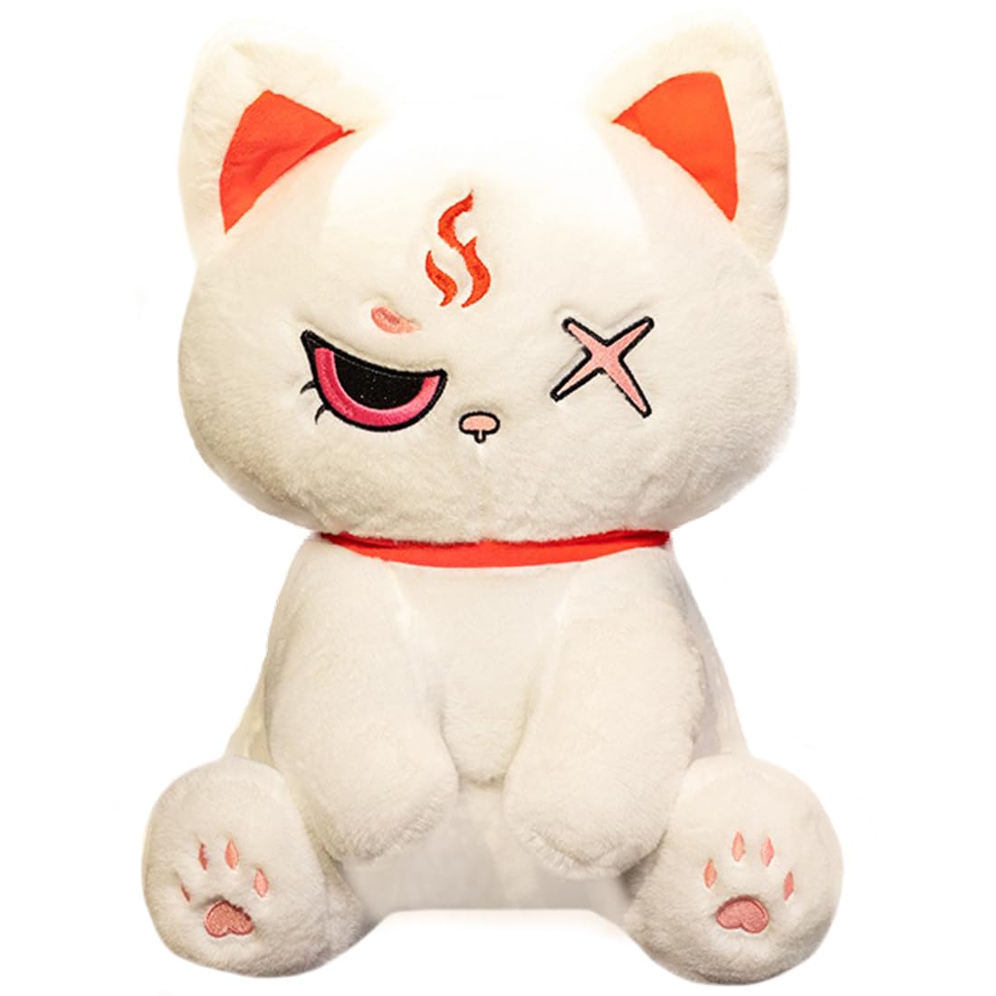 Amazon.com: ELAINREN White Pirate Cat Plush Toy,Furry Gothic