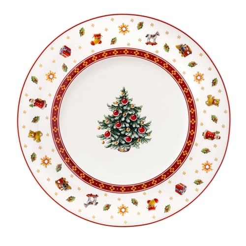 Villeroy & Boch – Toy\'s Delight Specials Frühstücks-/ Dessertteller Rot und Weiß, Spülmaschinenfest, Mikrowellensicher, Teller, Frühstücksteller, Dessertteller, Weihnachtsgeschirr, Premium Porzellan Villeroy & Boch – Toy\'s Delight Specials Frühstücks-/ Dessertteller Rot und Weiß, Spülmaschinenfest, Mikrowellensicher, Teller, Frühstücksteller, Dessertteller, Weihnachtsgeschirr, Premium Porzellan