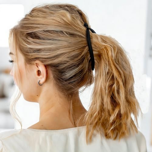 8 pinzas de cabello Banana para mujer, 4.3 pulgadas, para cabello fino y delgado, color neutro, accesorios para coleta miniatura 5