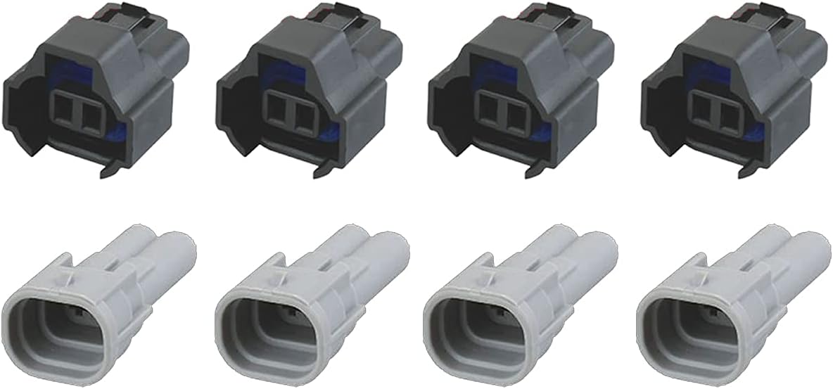 Fuel injection replacement connectors - NIPPON DENSO DUAL SLOT (4 x SET) 4AGE RB26 3SGE