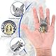 Cobee St Christopher Medaille für Auto, Auto Saint Christopher mit Schutzengel Visier Medaille Clip Religiöse Sonnenblende Clip Bless Driving Safety New Driver Geschenk für Reiseschutz (2 Stück)