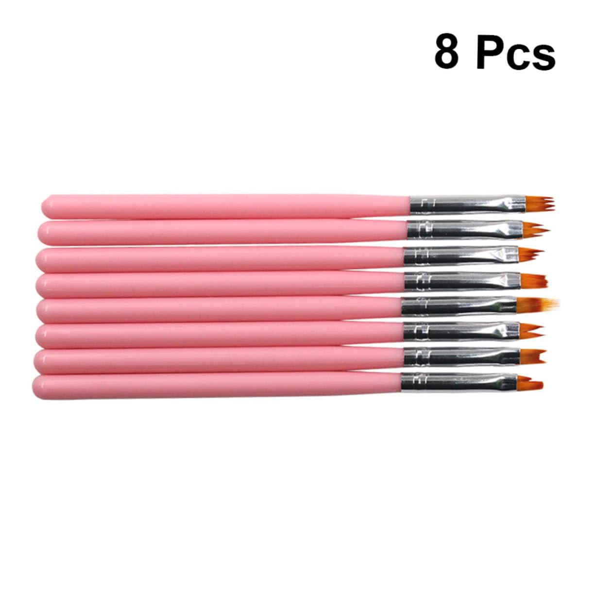 Healeved 24pezzi Pennelli Per Nail Art Con Manico Strumenti Di Manicure Per Decorazione Unghie Per Professionisti e Principianti