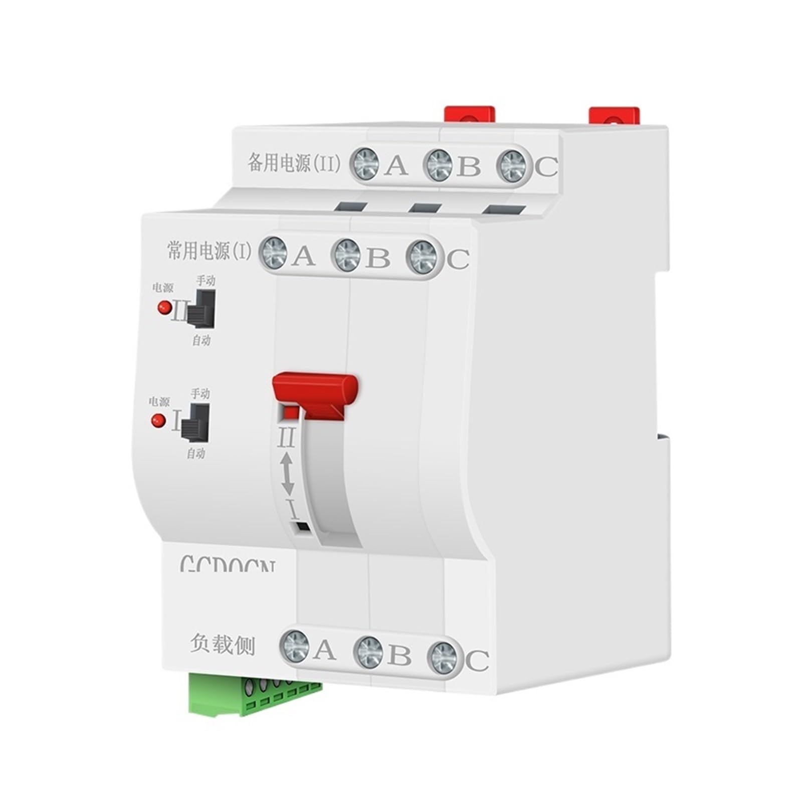 1 unidad de conmutación trifásica de nivel de milisegundos con Interruptor de Transferencia Automática de fuente de alimentación Dual for fábricas y laboratorios(3p 40A)