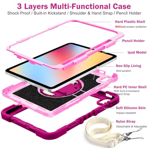 Coque iPad 11 génération A16 robuste contre les chutes quotidiennes - 6