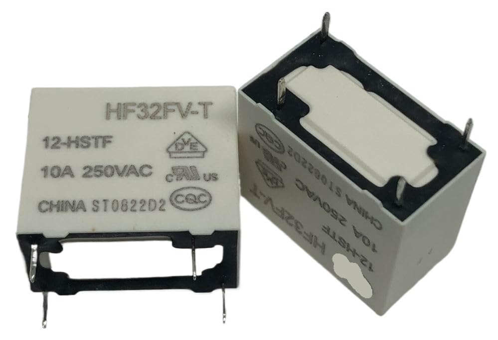 Relé HF32FV-T 12-HSTF de 4 pines 12V recambio para circuito impreso PCB