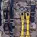 Yatrouys Tactical Gear Holder Clip Molle Web Dominator Elastic Strings Buckle 10pcs for Tactical Backpacks Molle Bags (Army Green)
