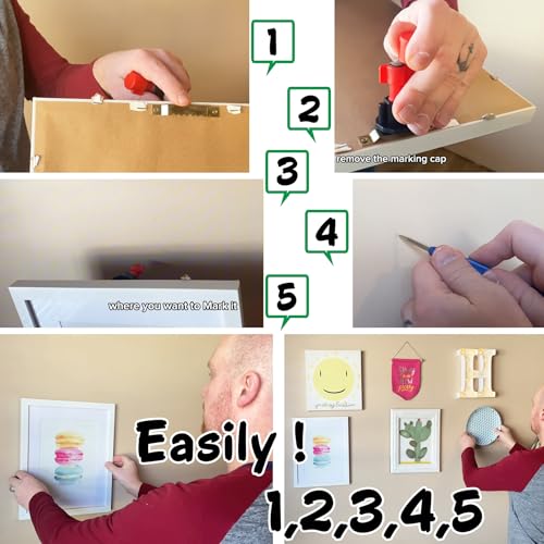 Keyhole Marker Hanging Kit with Level