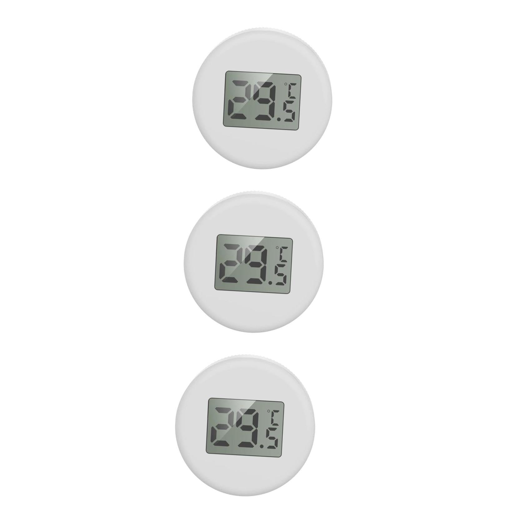 Sosoport 3 Pièces Thermomètre D'Aquarium Température De Terrarium Jauge De Température De Reptile Thermomètre D'Étang Numérique pour Aquarium De Réservoir De