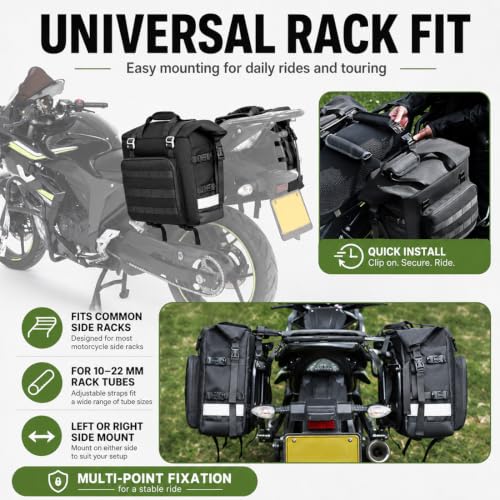 KGTJGCJ Oxford Rain-Resistant Expandable Panniers