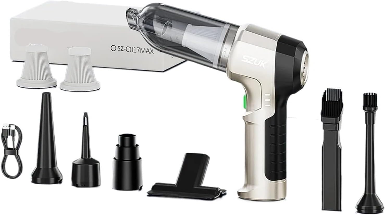 Car Vacuum Cleaner Mini Portable Vacuum Cleaner Handheld Powerful Wireless Strong Suction Car Cleaner Cleaning Machine(Max 4Hapa Bag)