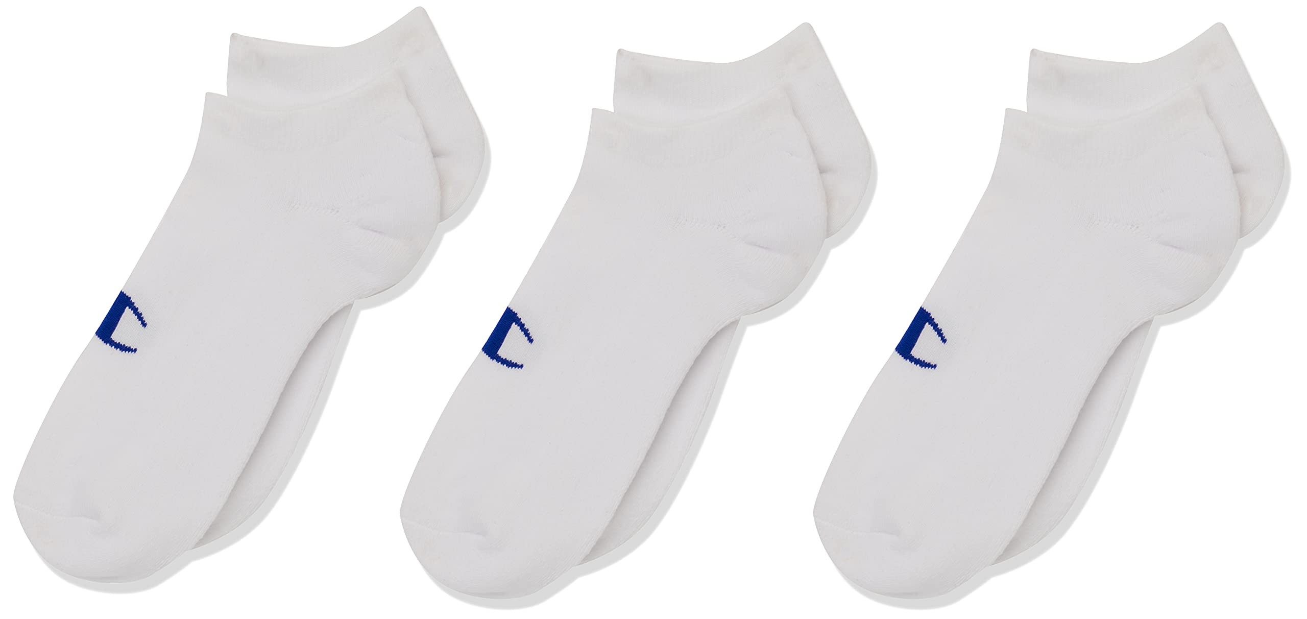 Champion Unisex Adult C Logo Low Cut Socks (3 Pack)