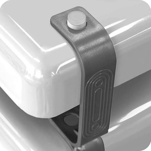 Miniatura 8 de Acrimet Bandeja de letras tradicional de 4 niveles de carga frontal de plástico Organizador de archivos de escritorio (color blanco)