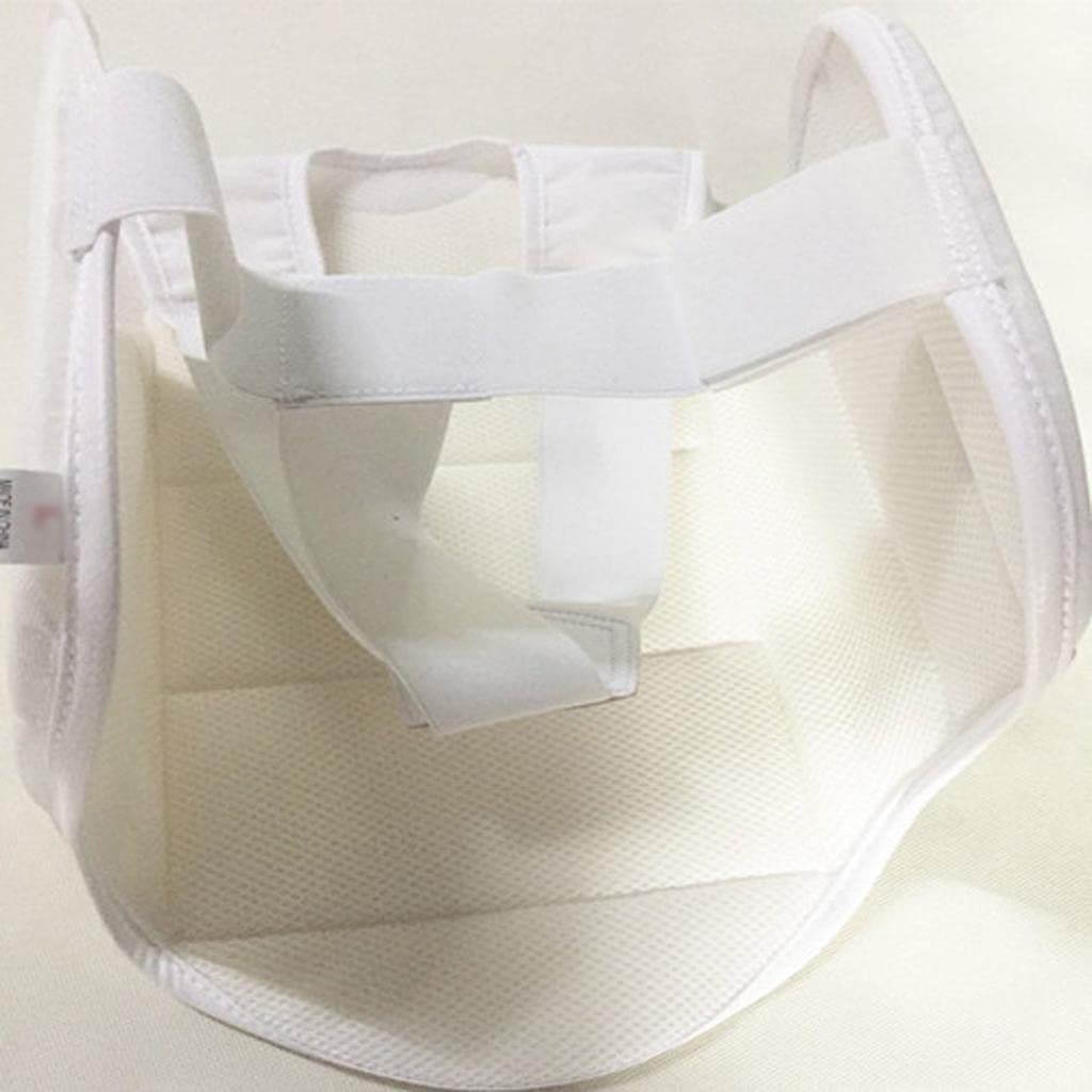 SM SunniMix Protège-Poitrine Plastron pour MMA Karaté TKD Sport Doux et Confortable Blanc, S
