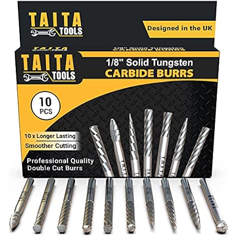 10PC Double Cut Carbide Burr Set Cover