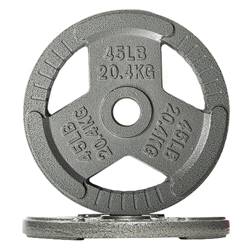 Fitvids Olympic 2-Inch Cast Iron Plate Weight Plate for...