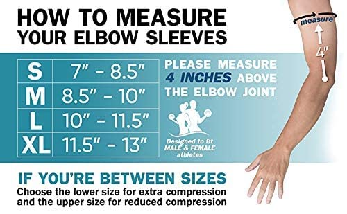 Image of serveuttam� Elbow Support for Gym - Elbow Brace for Men Women Workout | Elbow Compression Sleeves with Straps for Tendonitis Pain Relief, Tennis, Volleyball, Cricket - Elbow Band (XL, Blue)