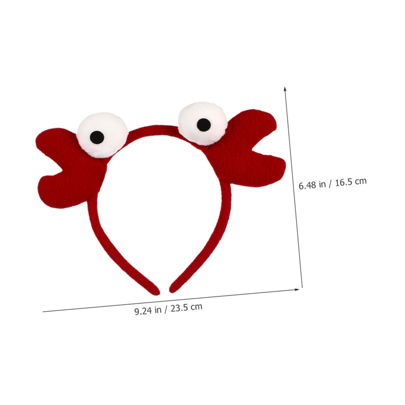 FOMIYES 6 Stck. Teiliges Rotes Krabben Stirnband für Frauen Leichtes Halloween Cosplay Kopfschmuck Universelle Bequemes Tragen für Kostüm und Partydekoration