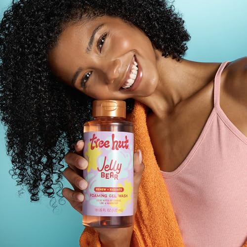 Image of Tree Hut Jelly Bear Body Wash, Hydrating & Moisturizing Shower Gel with Shea Butter & Essential Oils, Soft Smooth Glowing Skin, Gentle Cleanser For All Skin Types, Self Care Gifts for Women, 18 Fl Oz