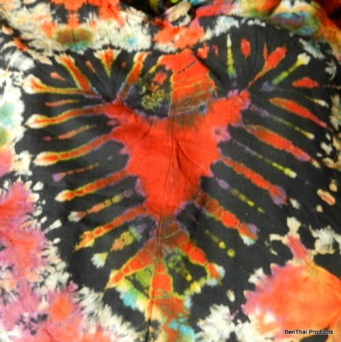 Miniatura 3 de BTP. Tie Dye Sling Crossbody Bolsa de hombro bolso hippie Hobo algodón Bohemia colorido fuegos artificiales