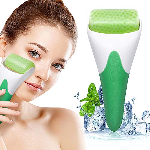 MARZAHAR Ice Roller for Face & Eye Puffiness Relief, Cold Gel Ice Face Roller Massager, Facial Ice Roller Skin Care Product Anti Wrinkle Headaches Relief