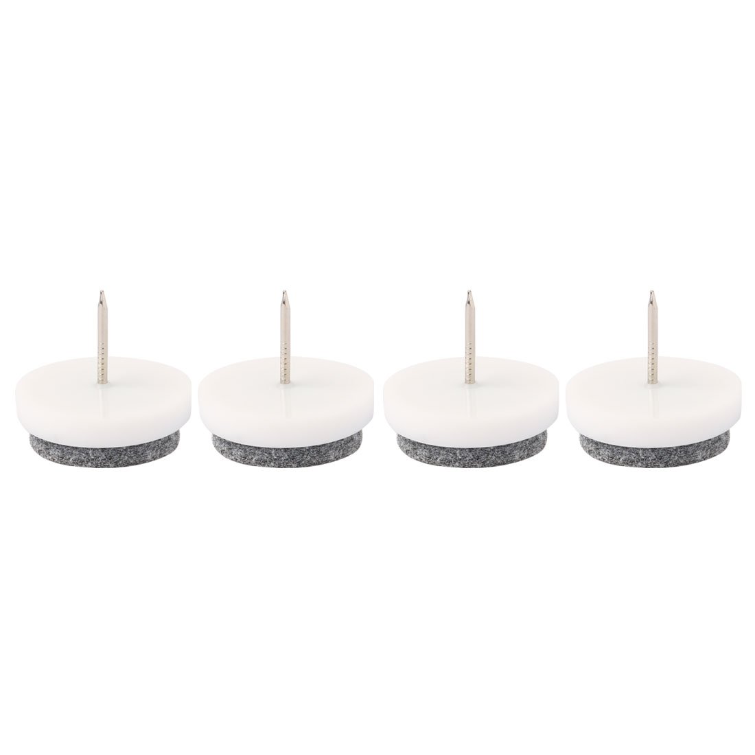 Home Table Chair Furniture Feet Legs Floor Protector Felt Pad Nails 27mm Dia Pack of 4 id 250