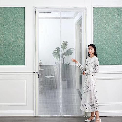 Moustiquaire magnetique porte rideau maille stop insectes - 8