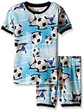 Petit Lem Boys' Soccer Fields Shorts 2pc Pajama Set