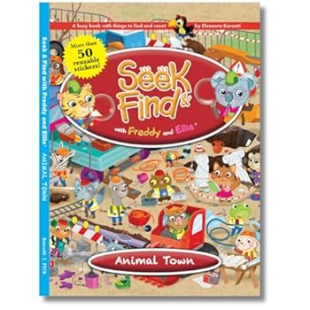Seek & Find with Freddy and Ellie, Animal Town