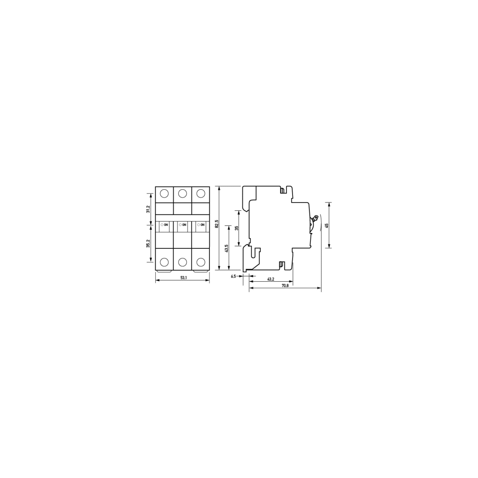 Doepke Leitungsschutzschalter DLS 6H C32-3 6 kA Leitungsschutzschalter 4014712163775