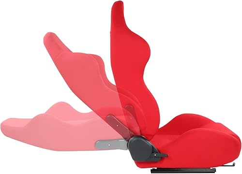 Miniatura 5 de DNA MOTORING - Asientos universales reclinables con deslizadores de montaje inferior, 21.5 pulgadas de ancho x 21.5 pulgadas de profundidad x 35