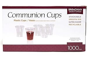 BROADMAN CHURCH SUPPLIES 1000 Count Communion Cups
