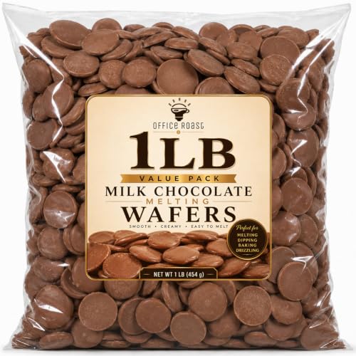 Milk Chocolate Melting Wafers | 1 LB Bulk Value Pack | – Smooth Candy Coating for Dipping, Molding, Cake Pops, Pretzels, Strawberries & Dessert Decorating