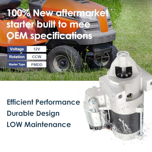 Image of Ezexpreze 17628 New Starter Motor Replacement for Kohler 2509809 2509808 2509821 2409801 12.5-27HP Cub Cadet Mower John Deere Scotts Toro Tractor 23HP 25HP wi-53044 10455513 25-098-11-s 25-098-09-s