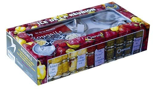 Coffret rougails : Contient : 2 marmites de métal