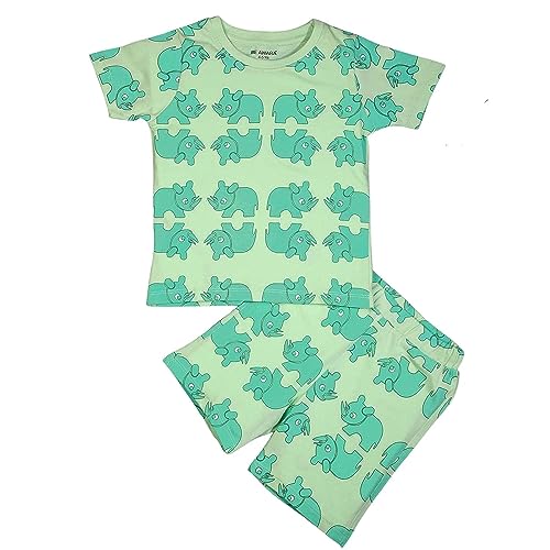 Image of Be Awara Kids Printed Half Sleeves T-shirt & Shorts Clothing Sets, 100% Cotton Soft Unisex Cord Set, Comfortable Wear for Kids With Cool Prints, Everyday Casual Wear for Boys & Girls