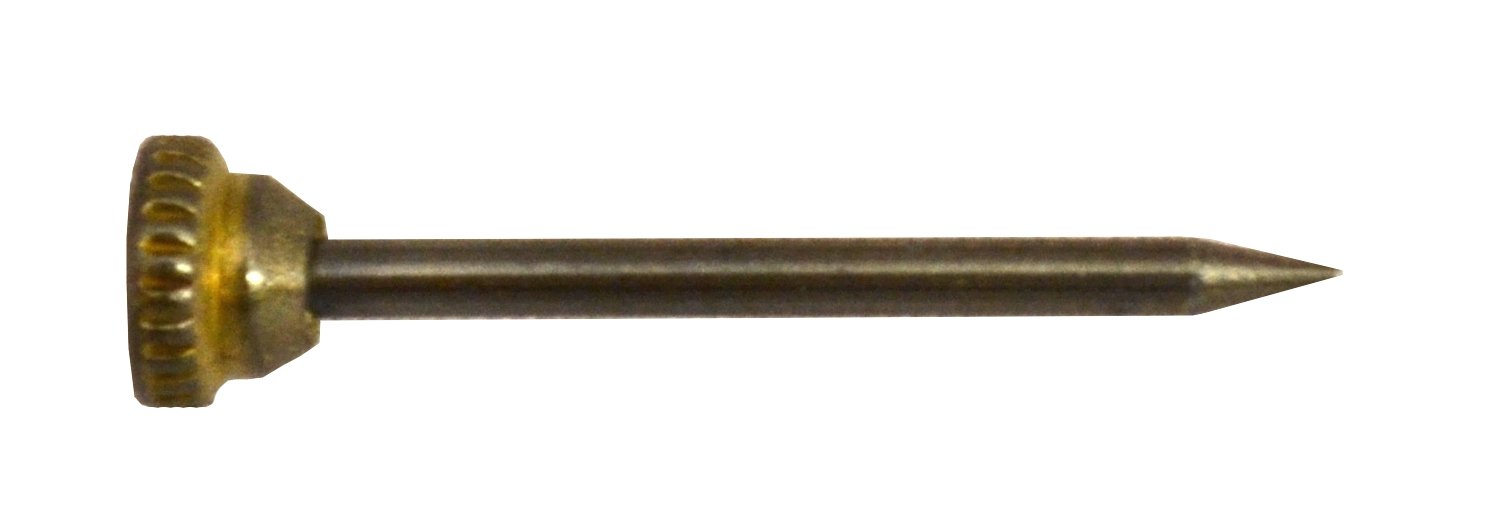 Centurion Various Pf04p Knurled Head Picture Pins, 25Mm, Black/Brass-Pack Of 4,
