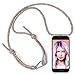 Produktbild ZhinkArts Handykette kompatibel mit Apple iPhone 7 Plus / 8 Plus - 5,5" Display - Smartphone Necklace Hülle mit Band - Handyhülle Case mit Kette zum umhängen in Rainbow mit Karabinerhaken