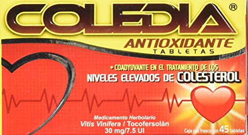 Vitamínicos, Drugstore Coledia Tabletas Antioxidante, 45 Piezas