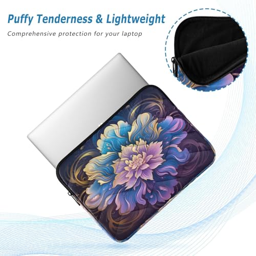 Funda Boho Mandala Lotus para laptops 13-14 pulg miniatura 5