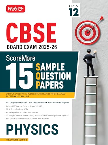 MTG CBSE Class 12 ScoreMore 15 Sample Papers Physics Book For 202...