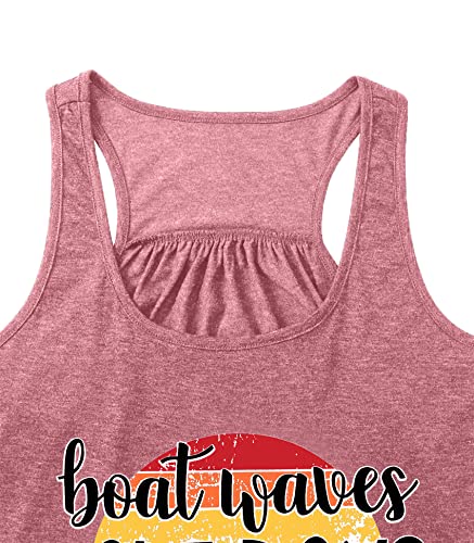 Pechar Lake Day Tanks Tops For Women Boating Tshirts Beach Casual Sleeveless T-Shirts Summer Vacation Shirt Vest #TOP3