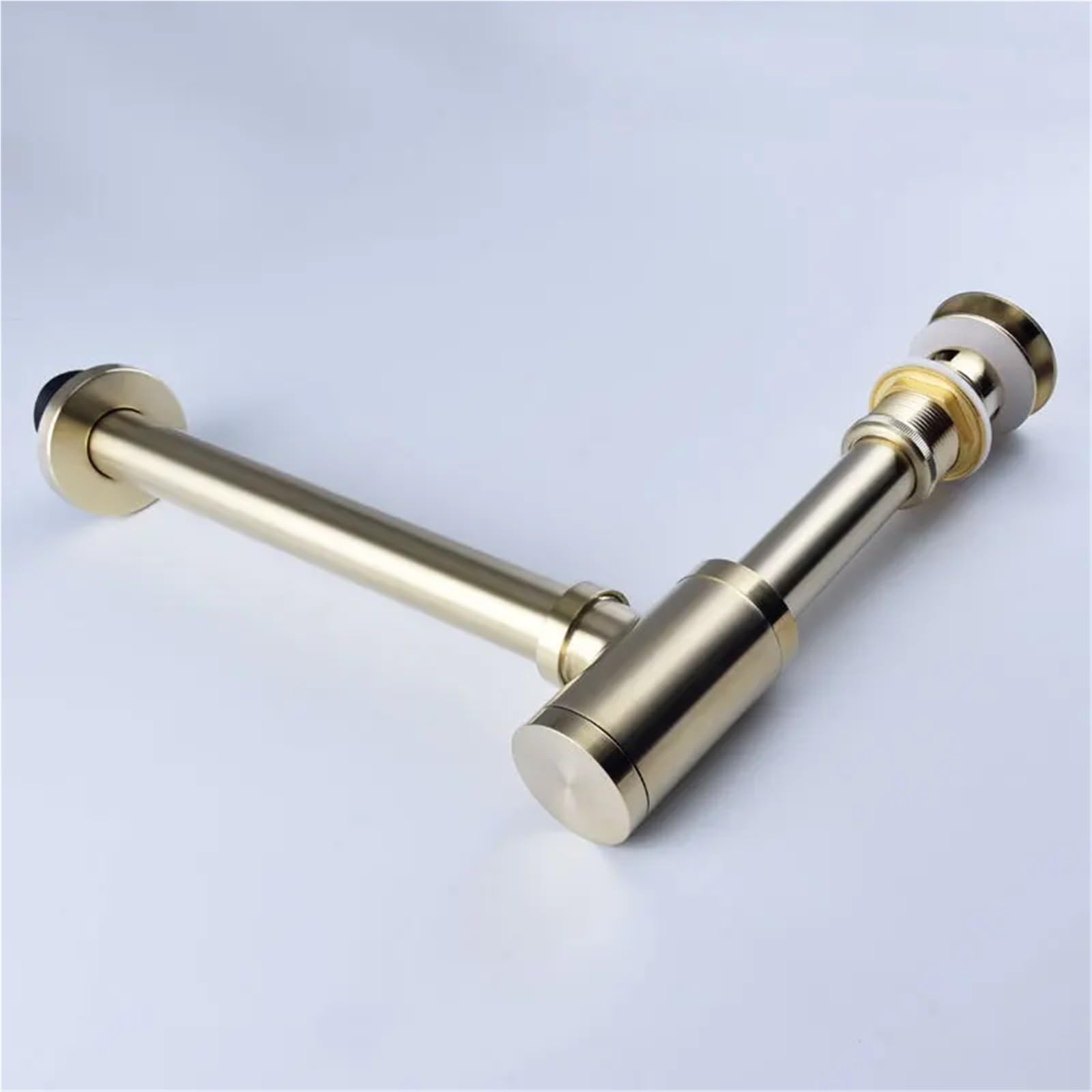 Basin Pop Up Drain Antique Brass Bottle Trap Bathroom Sink Siphon Drains with Kit Para Lavabo De Baño y Lavabo(Color 1)