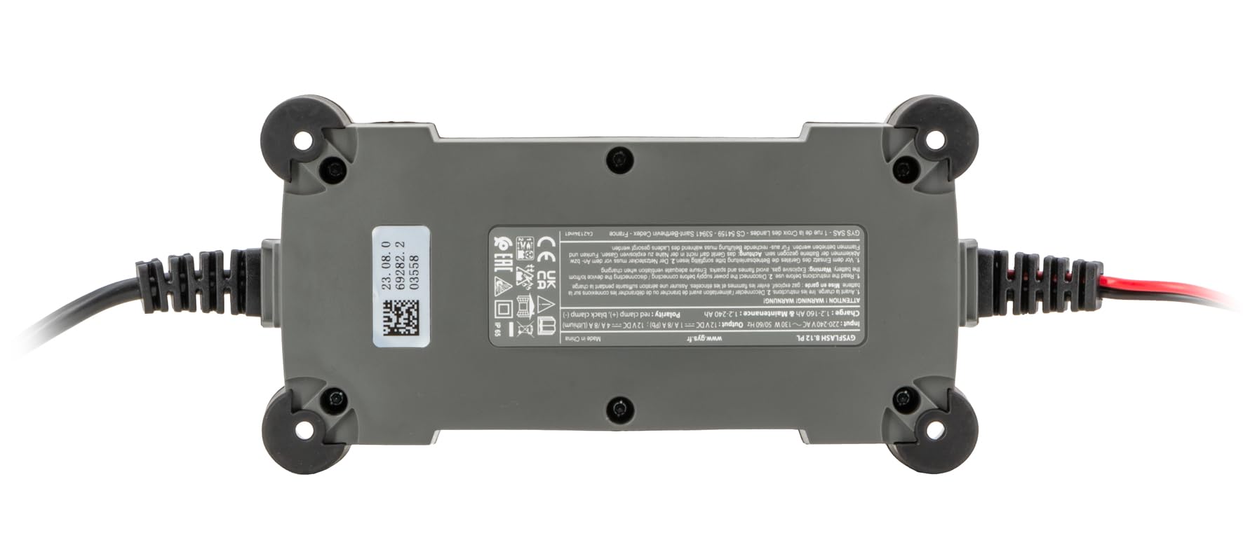 GYS Cargador de batería de Coche para Coche Moto Batería desde 15 1.5Ah 069282