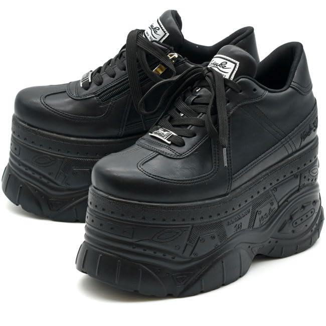 Yu〜suke Amazon.co.jp: Yosuke 2605005 Women's Thick Sole Sneakers, Lace-Up