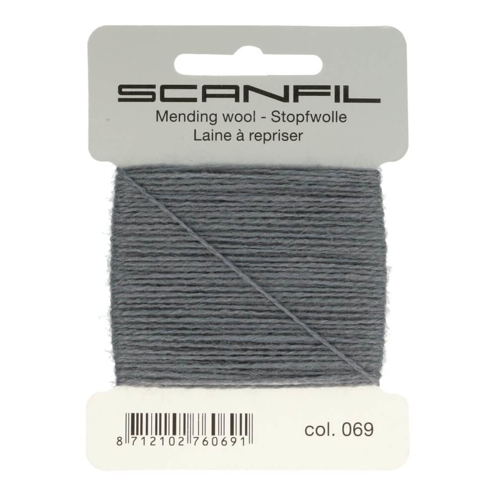 Scanfil Darning Yarn Grey 15m Metre 40020-069