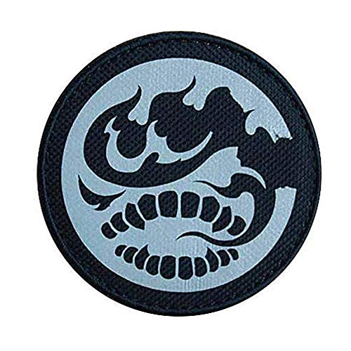 SCP Foundation Special Containment Procedures Mobile Task Forces Epsilon-9 â€œFire Eatersâ€ Reflective Patch Military Hook and Loop Tactics Applique Morale Badges (Fire Eaters)
