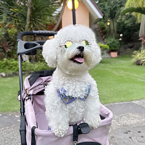 Image of Dog Bikini Swimsuit Summer Puppy Bathing Dress Beach Clothes Cat Costume for Puppy Dog Cat (XS, Purple)