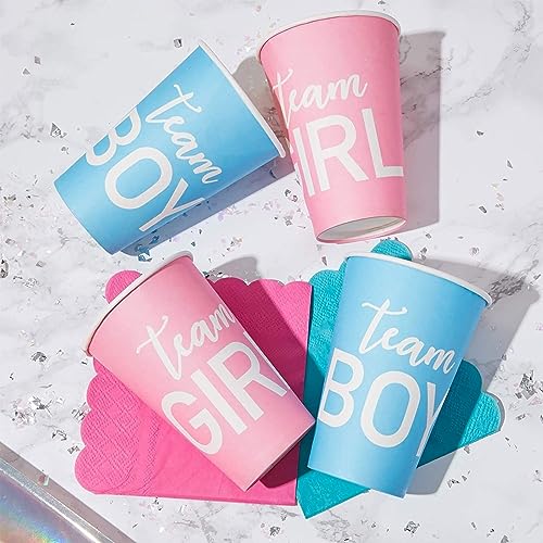Blue Panda Paper Party Cups, Gender Reveal Party Supplies thumb #3