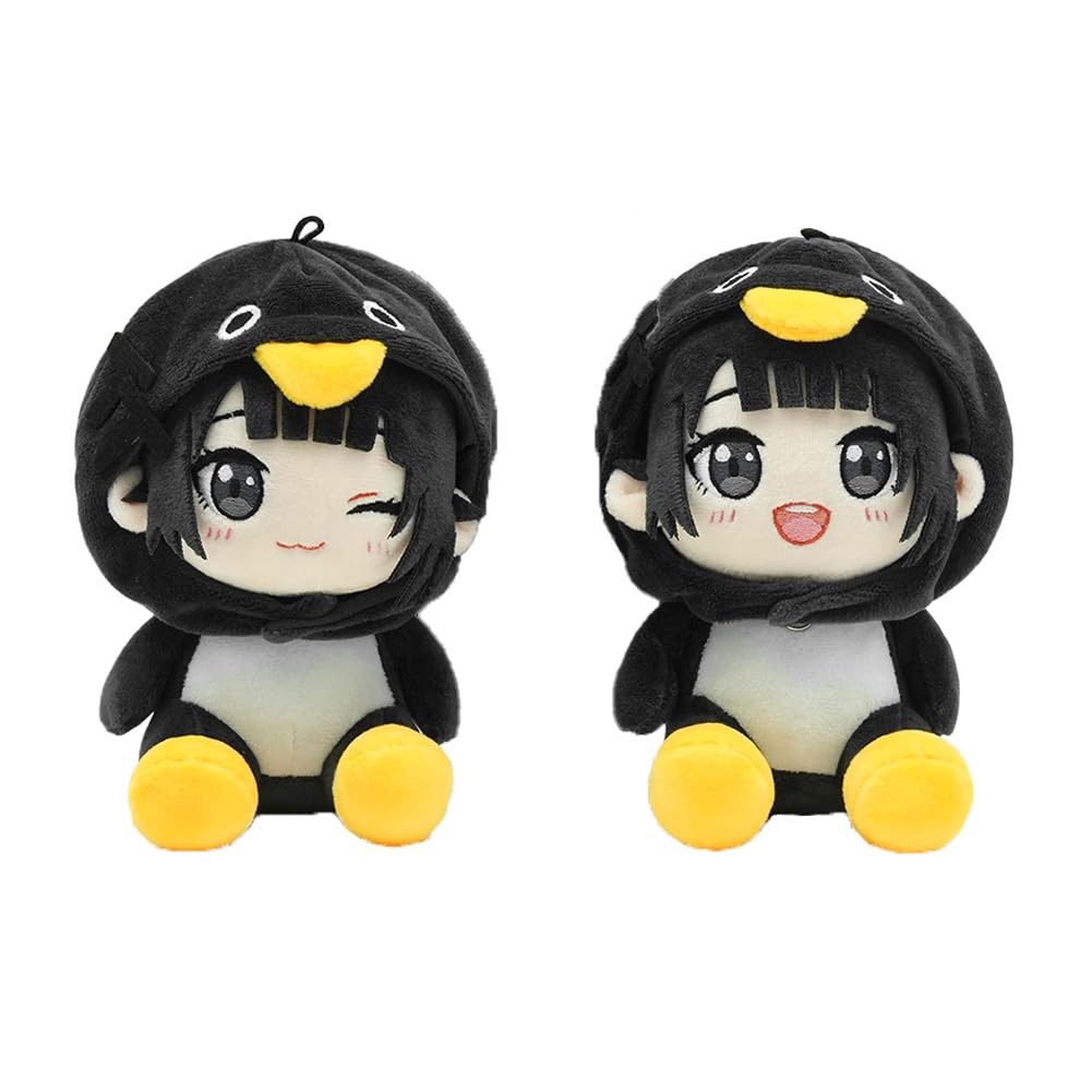 Zhongkaihua Endministrator-Plüschfigur, sitzend, Anime, weich, gefüllt, 15 cm, niedliche Spielfiguren, Anhänger, Ornamente, Endmin-Kissen, Überwurf-Dekorationen